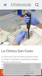 Mobile Screenshot of clinicasancarlo.it